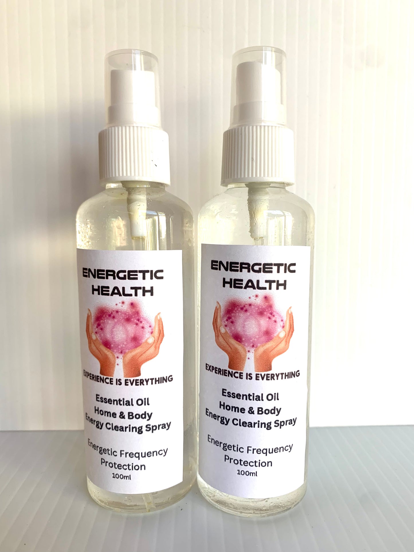 2 x Essential Oil, Home & Body Energy Clearing Spray Bundle 100ml